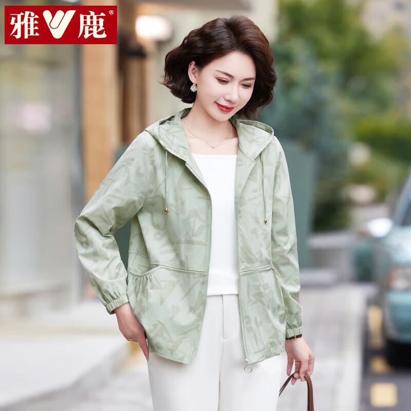 

Женская повседневная весенняя куртка Yalu с капюшоном и цветочным принтом 5XL