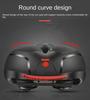 Hollow Breathable Bicycle Saddle Men Women Mtb Road Bike Saddle Shock Absorbing Comfortable Big Butt Bike Seat Safety Warning