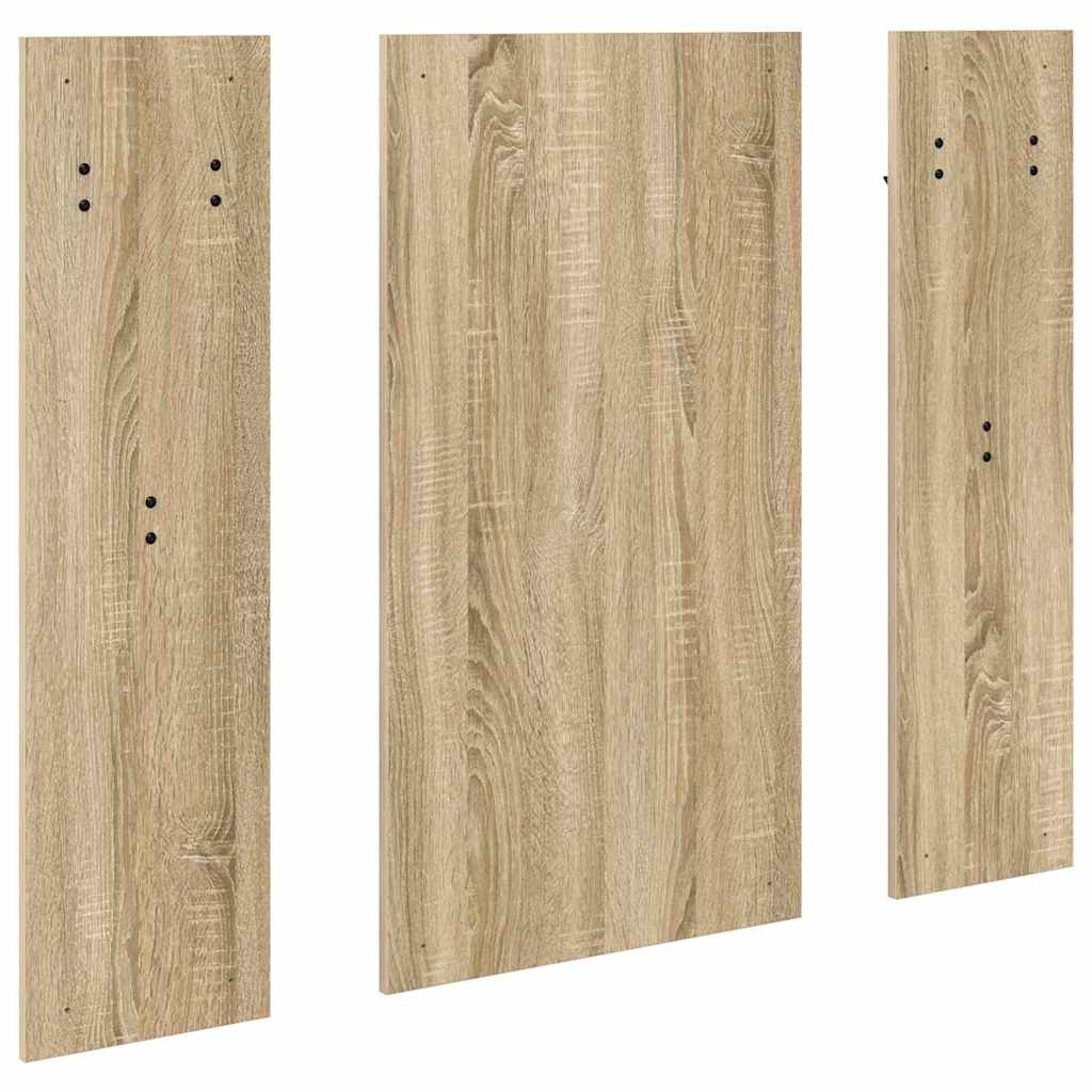 Wall Mounted Nightstand in Sonoma Oak 96 x 1.5 x 90 cm