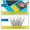 Solder Waste Management Box 3In1 Soldering Tip Cleaner Tin Dross Collection Box Copper Wire Steel Brush Silicone Holder