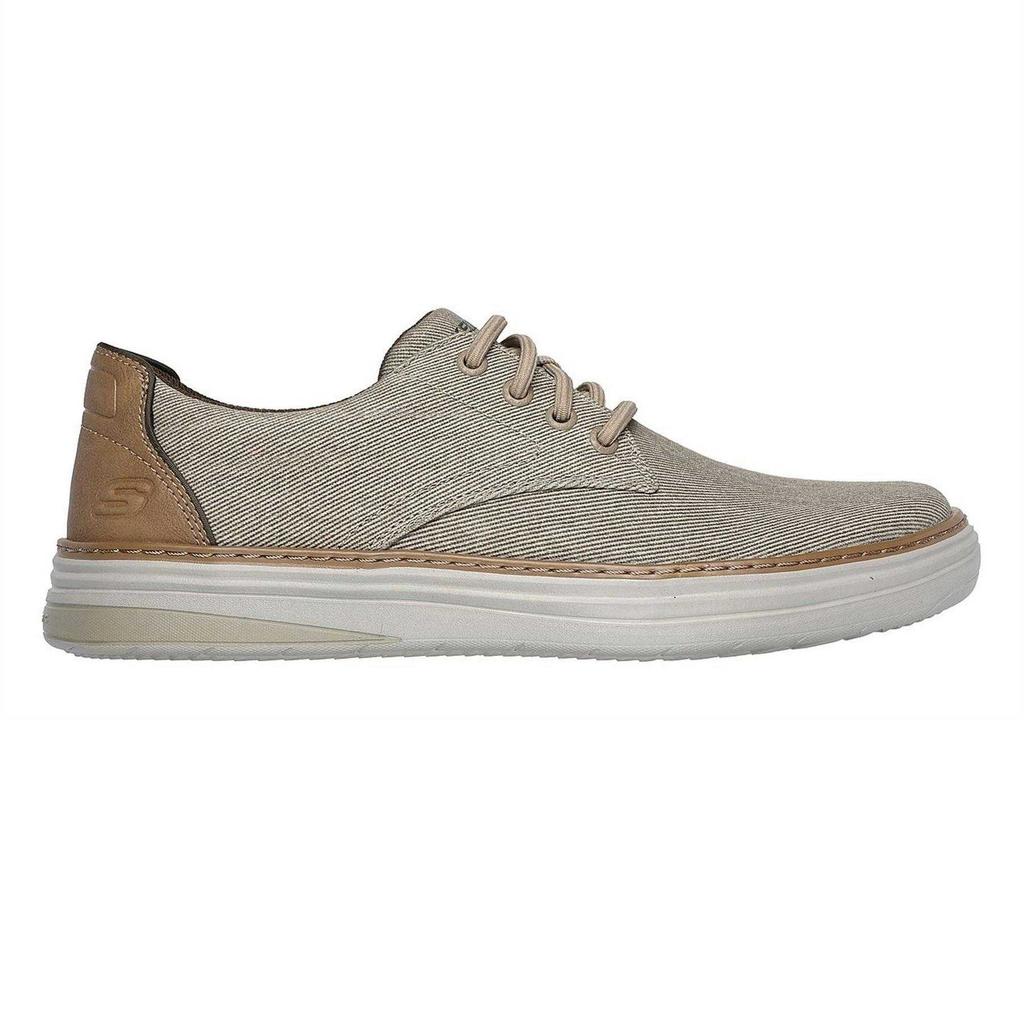 Skechers Mens Hyland Striped Canvas Trainers