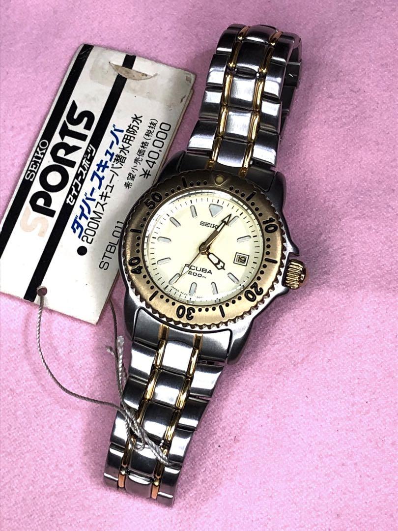 

[USED] Extremely rare ladies watch, diver, SEIKO, calendar, battery