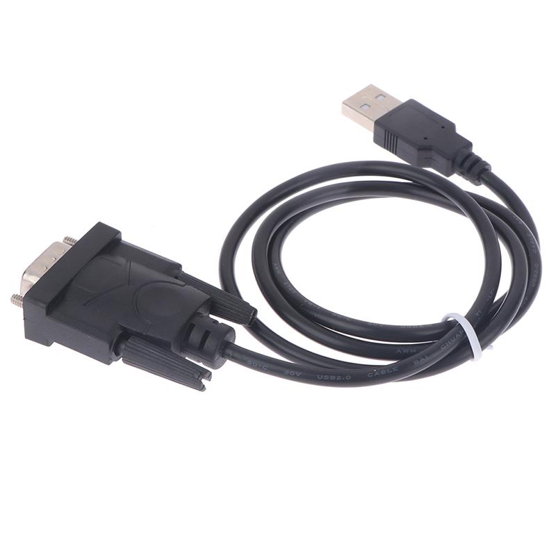 1Pc Usb Rs232 To Db 9-Pin Male Cable Adapter Converter Supports Win7-10 System