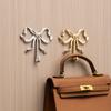 1PC Metal Wall Bow Hook Living Room Bathroom Entrance Decoration Light Luxury Wardrobe Alloy Hook