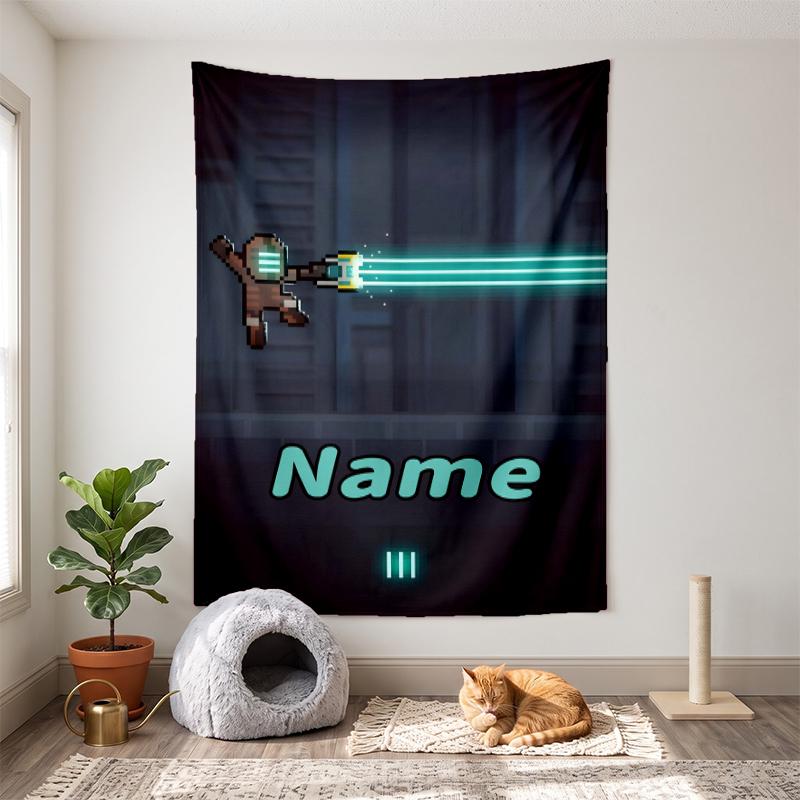 Dead Space (1) Customizable Name Decorative Wall Tapestry Ideal Choice for Wall Decor In Bedrooms Living Rooms Dorms and Home