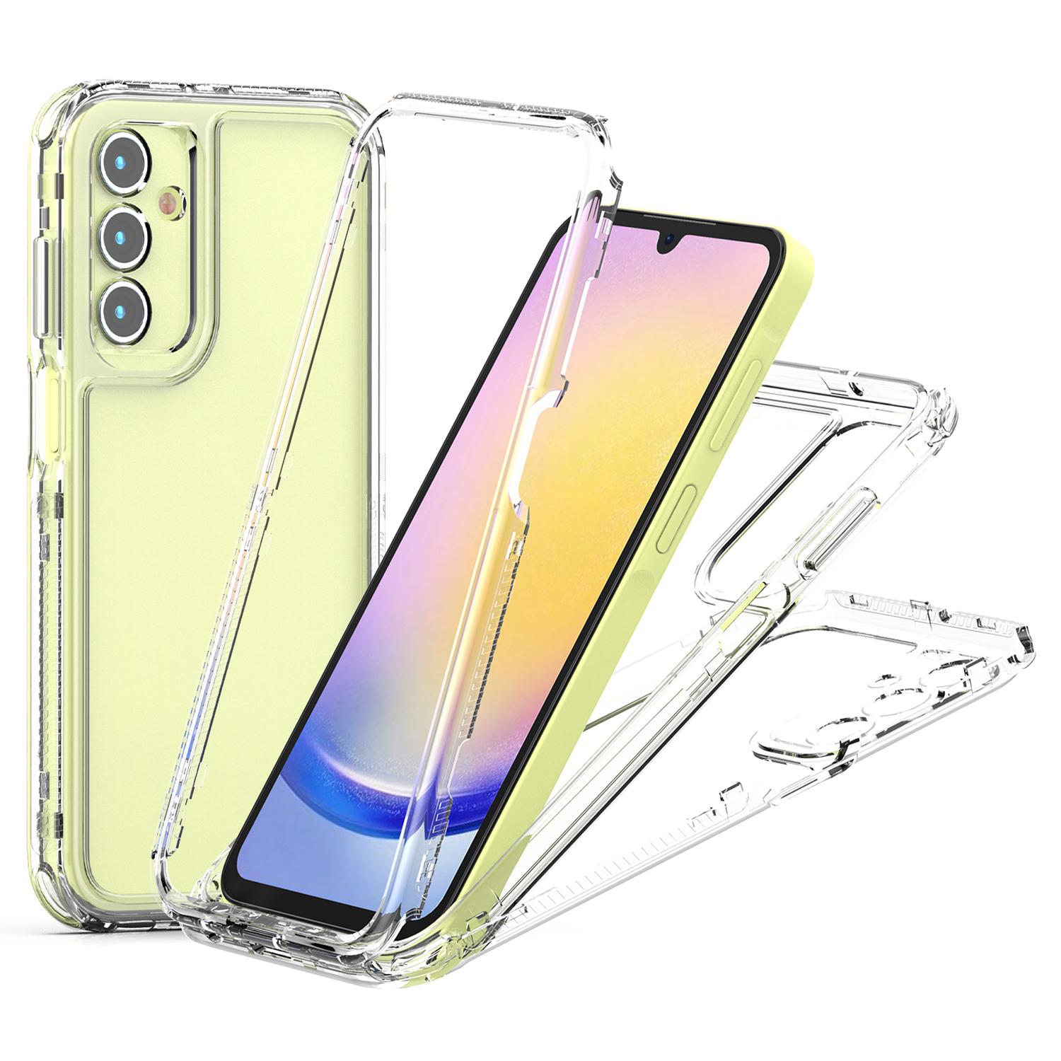 

For Samsung Galaxy A25 5G (Global) (161.0 x 76.5 x 8.3mm) Clear Case Acrylic+TPU Cover A