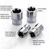 Universal Impact Socket Set, E10-E24 External Torque Socket Kit, Wrench Impact Socket, Metric Socket Set Auto Repair Tool (19Pcs/Set, 34Pcs/Set)