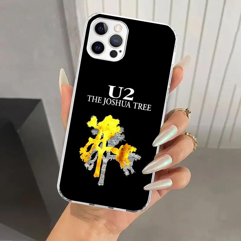 Band U-U2 Rock Phone Case for Iphone 17 Air 16 15 Plus 14 13 Mini 12 11 Pro Max 16E 7 8 SE 2020 Soft Funda Print Shell 17 Air 16