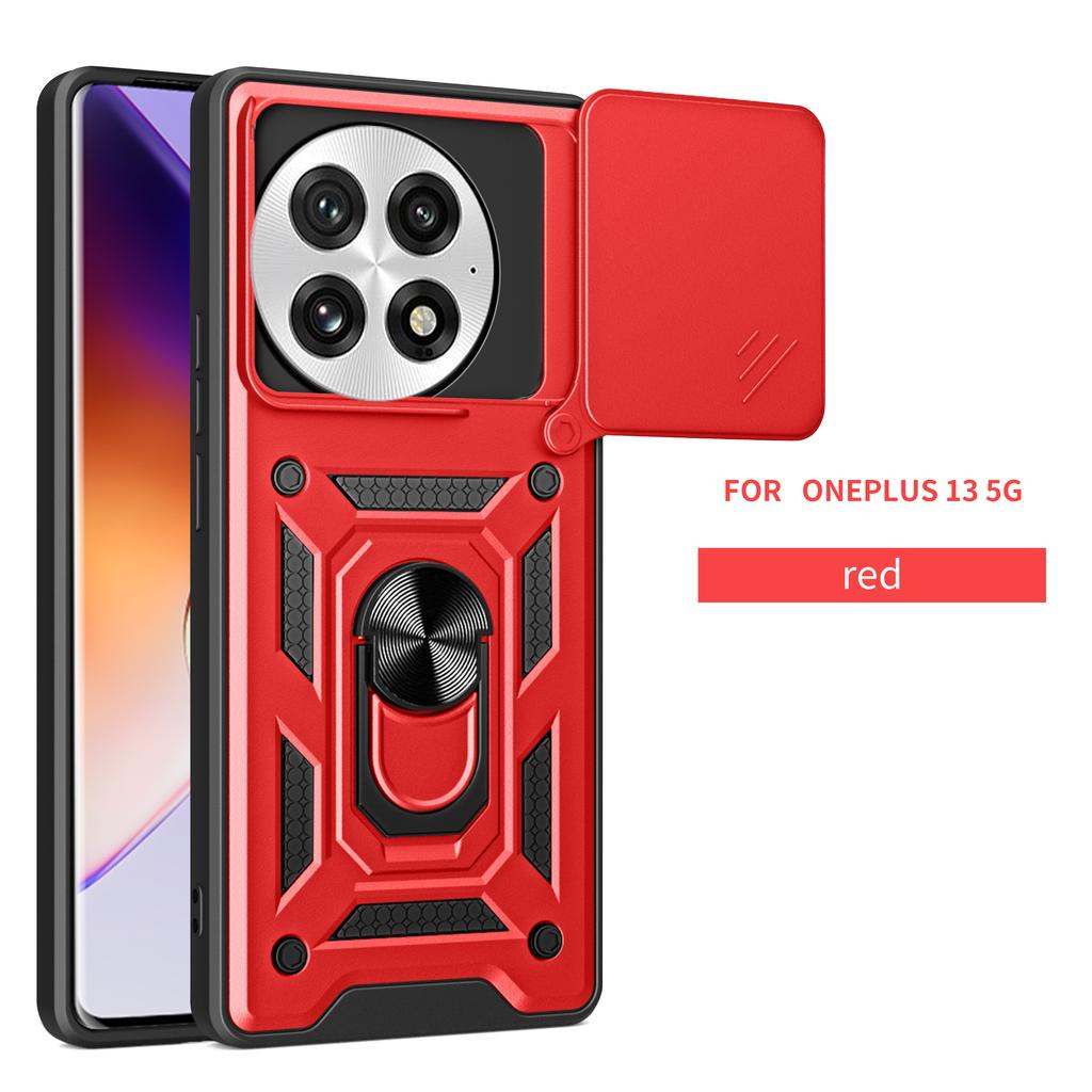 Θήκη Armor με Σταντ Για OnePlus 13 5G One Plus Κάλυμμα Με Δακτύλιο Προστασίας Φακού Μαγνητική Βάση Coque Fundas