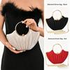 Damen Glitzer-Clutch Abnehmbare Abend-Clutch Dinner-Tasche Satin Hochzeits-Handtasche Für Formelle Anlässe Hochzeitsbankett