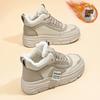 Winter Velvet High-top Shoes Thick-soled Heightening Sports Shoes Thickened Warm Cotton Shoes Short Boots