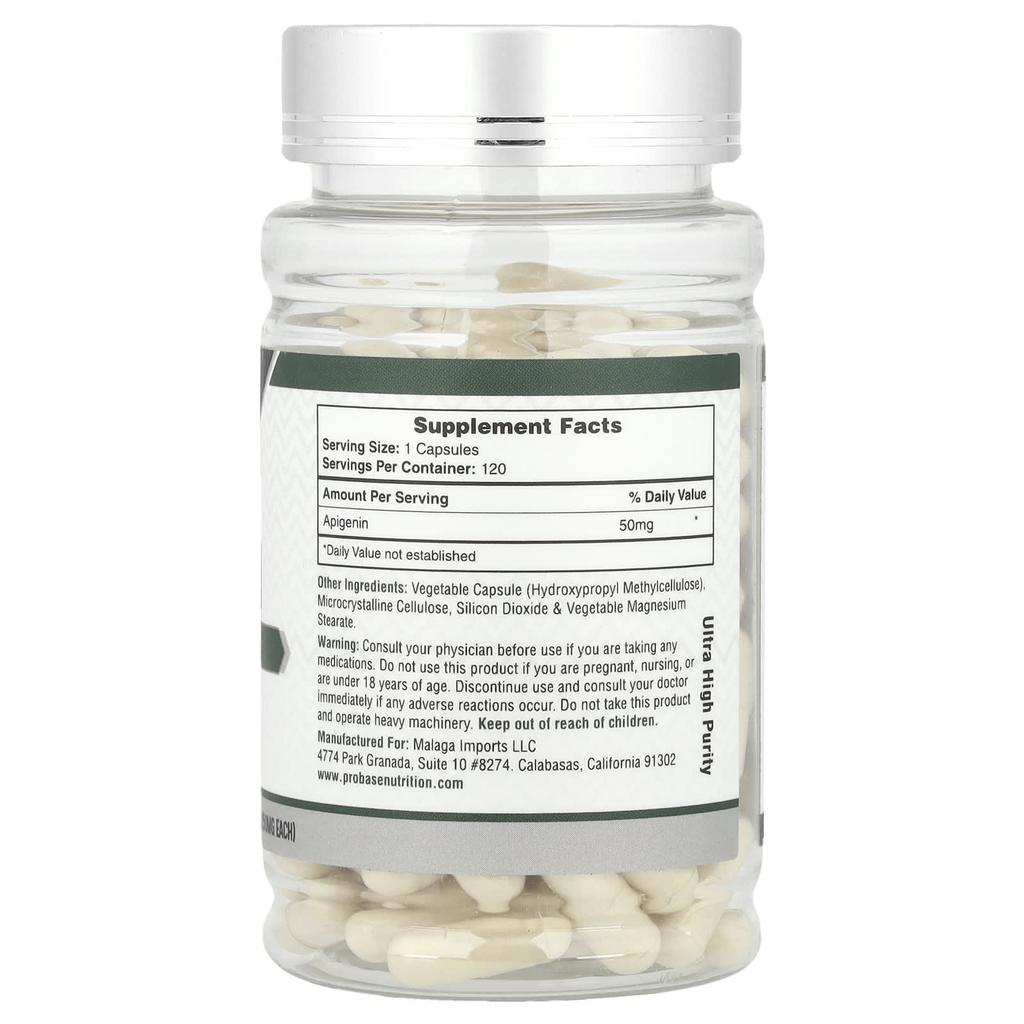 Apigenin, 50Mg, 120 Capsules