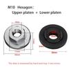 Hexagon Nut Angle Grinder Pressure Plate M10 Pressure Plate Cover New Inner Outer Flange Nut
