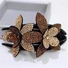 Female Beads Hairgrip Elegant Rhinestone Flower Duckbill Hair Claws Vintage Hair Combs Clip Shinning Hairpin Ponytail Headwear