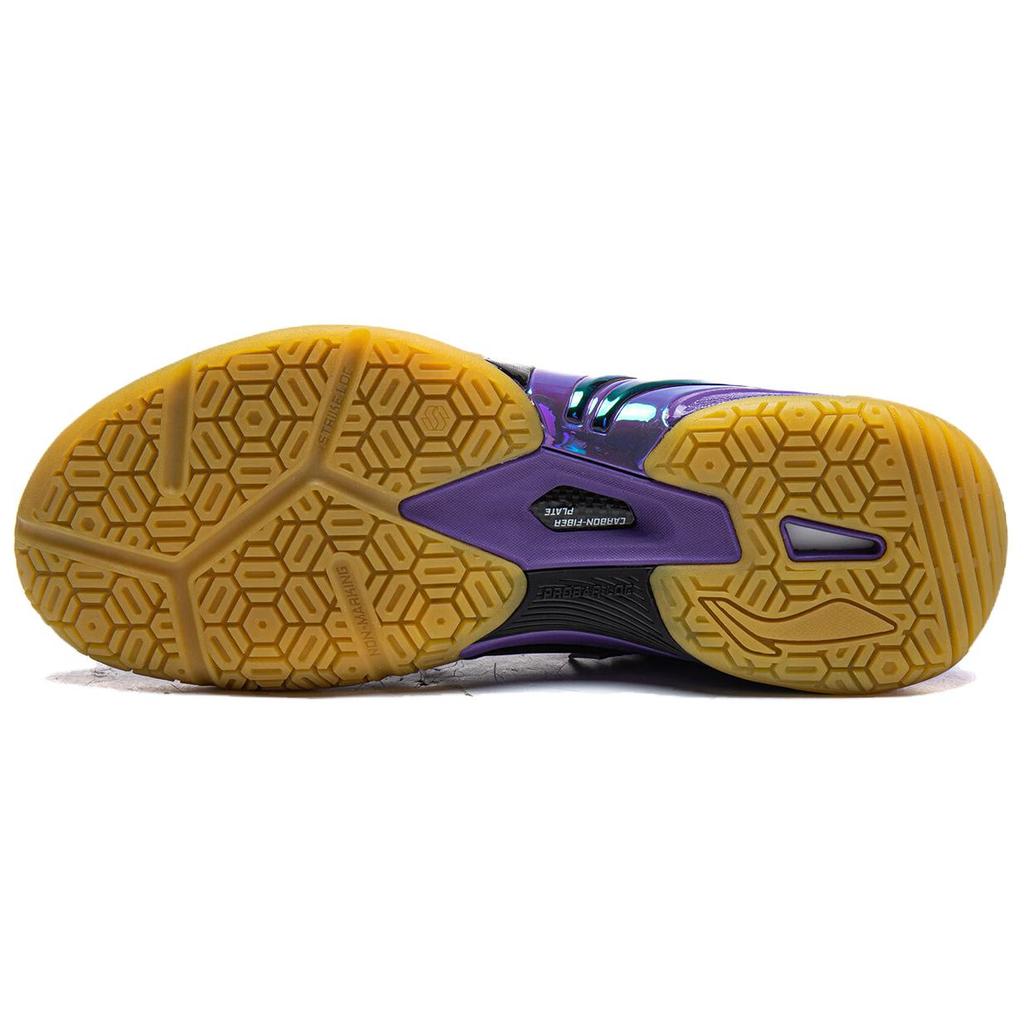 Li Ning Badminton Collection Thunder II PRO Synthetic Leather, Textile Coverage Support Badminton Shoes Unisex AYAW001-2