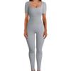 Tuta Slimming a Coste con Scollo Quadrato - Moda Donna Autunno/Inverno 2025