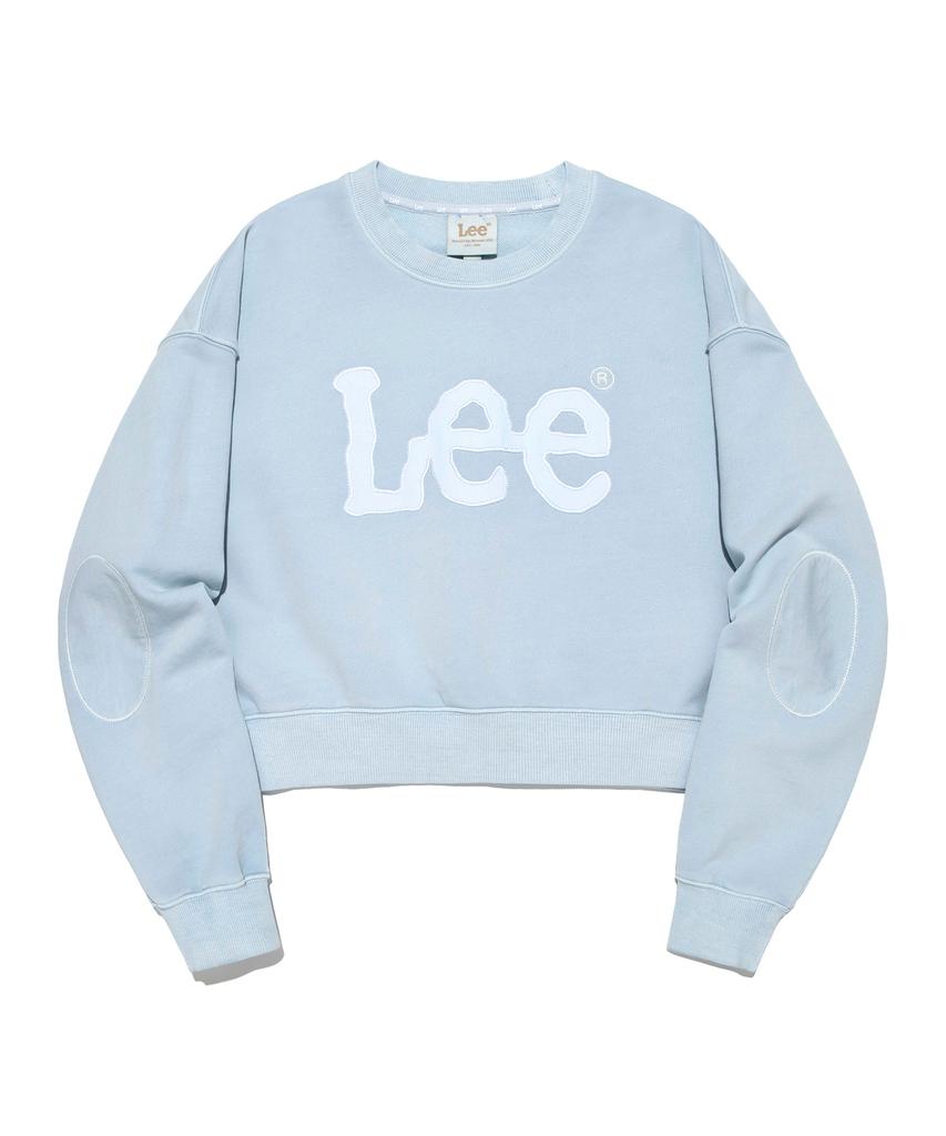 LEE Women Big Twitch Logo Dyed Sweatshirt Classic Blue