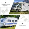 Door Stoppers Catches Limiter Nylon Suitable For Caravans Easy Installation Enhanced Improved Safety Door Retainer White