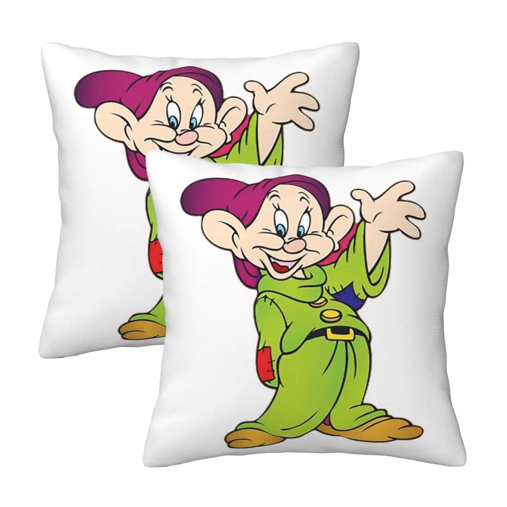 Grumpy Dwarf (5) 2 Pcs Square Pillowcase Pillow Cover Cushion Decor Comfort Throw Pillow For Home Sofa