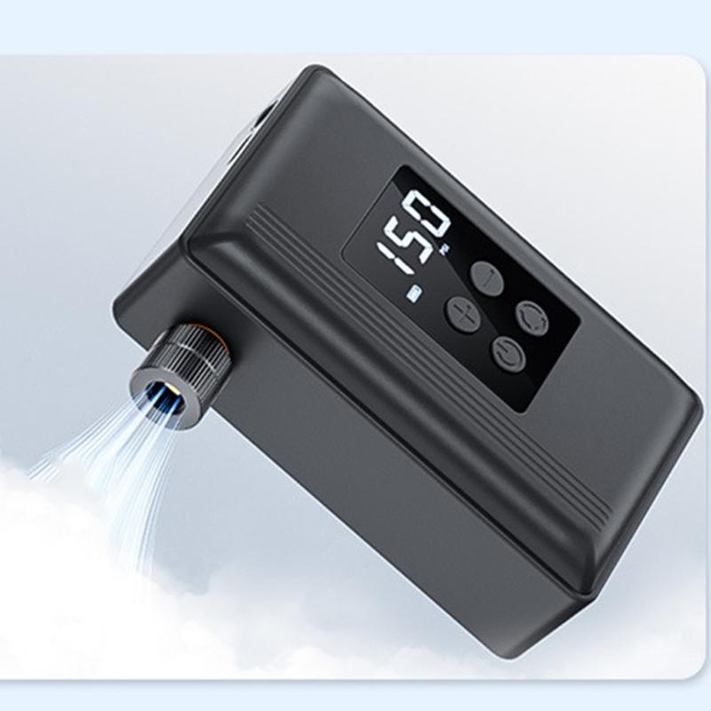 High Accuracy Bike Air Pumps Digital Display Compact Design Lightweight ABS Bike Tire Pumps Fast Inflation Device