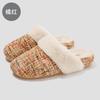 Baotou Cotton Slippers Winter New Xiaoxiangfeng Home Warmth Household Plush Non-slip Floor Mop Cotton Mop