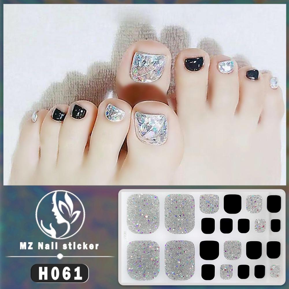 Fake Nails Toenail Sticker 3D Imitation Diamond Manicure Patch Waterproof and Long-lasting Whitening Toenail Sticker Wholesale