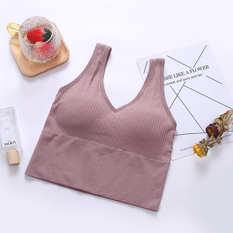 

2023 Bestseller: Wire-Free Sports Bra with Beautiful Back Design for Women One Size (Recommended 80-130 jin)