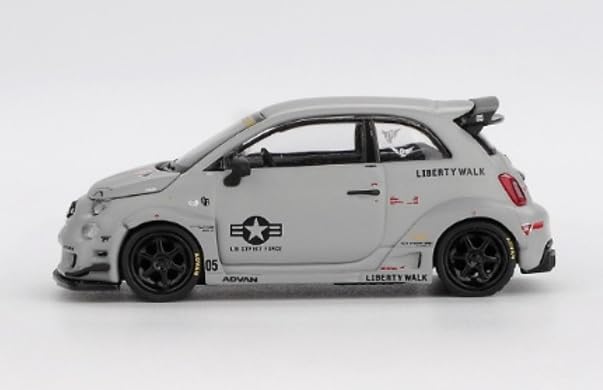 Sunrich MINI GT Scale Abarth 595 X Abarth Works Fighters Finished Model 1/64 LB-WORKS (Left-Hand Drive) MGT01064-L