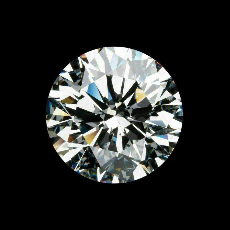 Synthetic Moissanite Loose Gemstone VVS1 Def Color 9 mm Round Shape for Jewelry Making and Crafts
