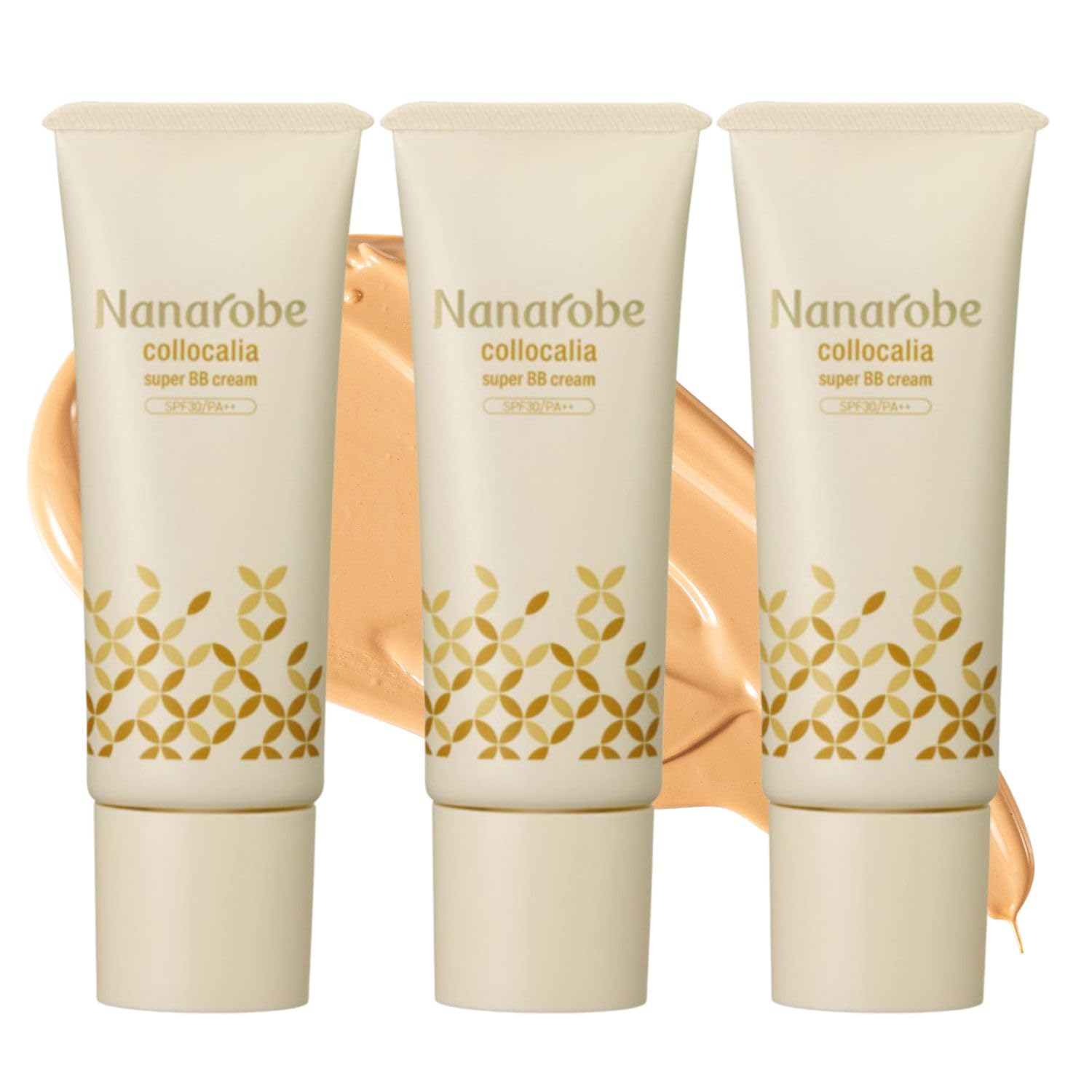 

[Contains ingredients to prevent skin irritation] Nanarobe Colocaria Super BB Cream R 3-Pack - Swallow s Nest Serum, Makeup Base, Moisturizing, Skin