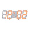 Popular LED 3D Digital Wall Clock with Alarm and Temperature Display