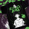 Mob Psycho 100 Camiseta Elenco Anime Unissexga Dimple E Mob Camiseta Preta