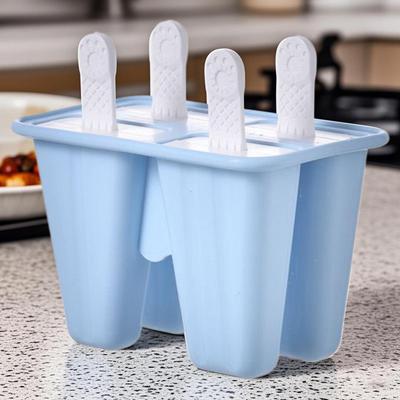 Ice Cream Molds with Sticks Easy Release Ice Pop Maker Multiple Cavity Reusable Making Tool Cakesicles Mould for Teens Kids