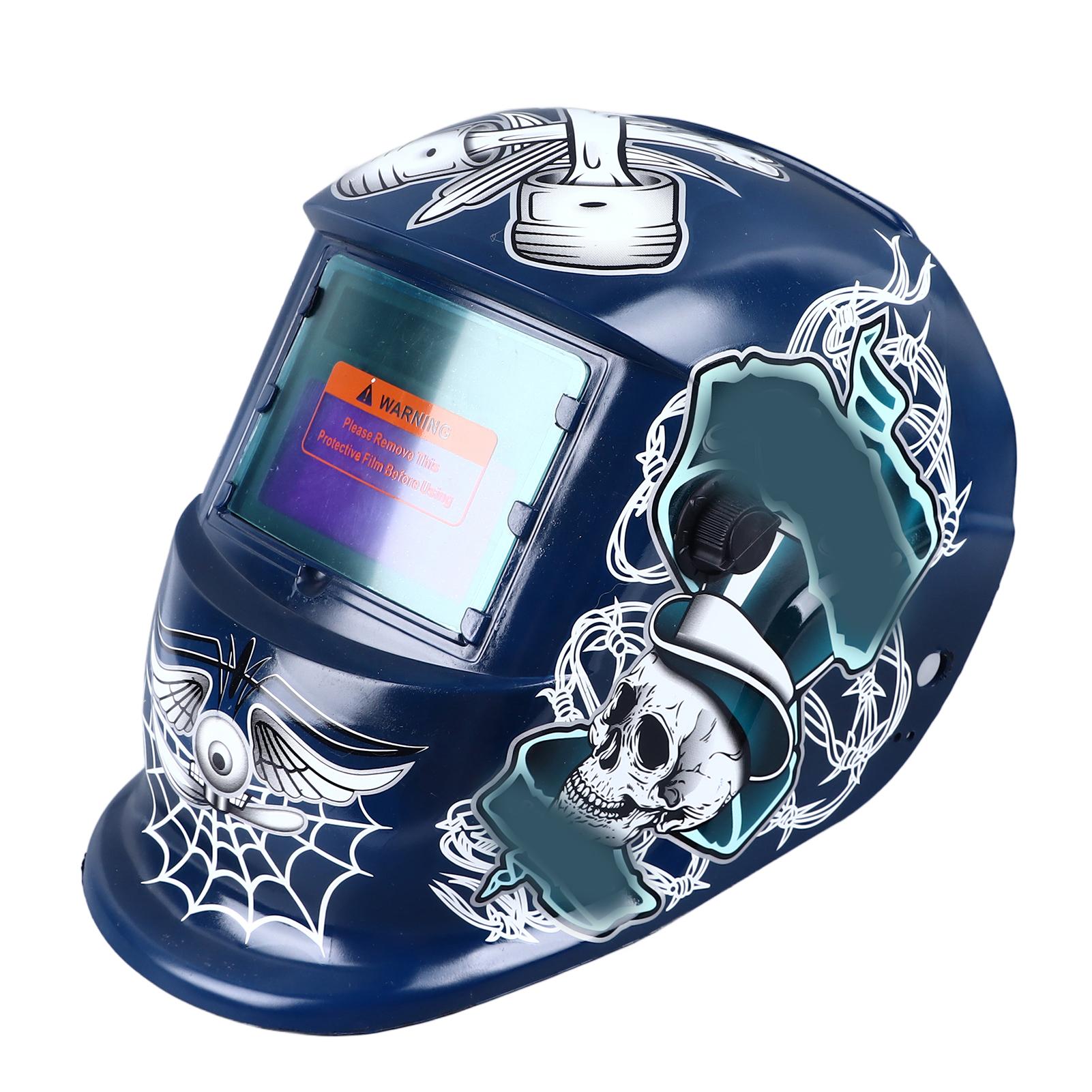 

Сварочная маска с автоматическим затемнением 93x43 мм Большой экран обзора 2 датчика Регулируемая Сварочная маска на солнечной батарее