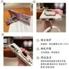 Astronaut bracket is suitable for Apple 17 mobile phone case electroplating all-inclusive soft case iPhone16 folding bracket with bracelet.