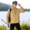 Men Women 3-in-1 Waterproof Windproof Hiking Jacket With Removable Fleece Liner Full Seam Taped Outdoor Shell