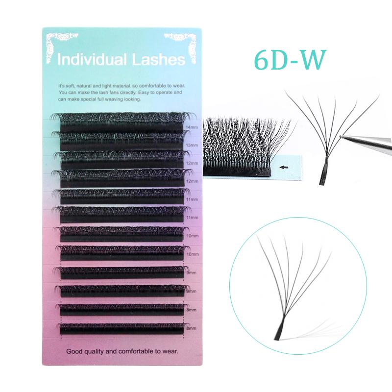 HOLLYLASH YY/W Shaped 2D 3D 4D 5D 6D Hand Woven Automatic Flowering Premade Volume Fans Eyelashes Extensions Individual Lashes