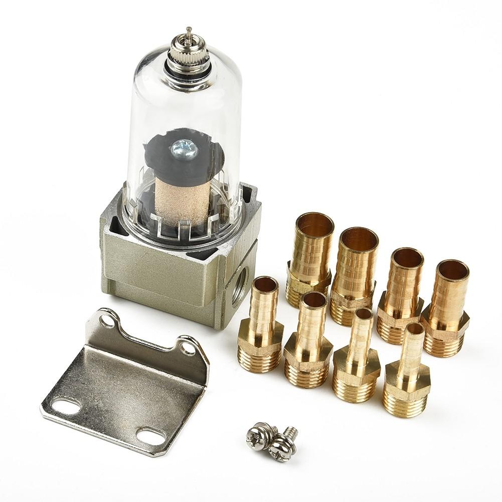 Engine Oil Separator Reservoir Tank Breather Car Connector Filter Fuel