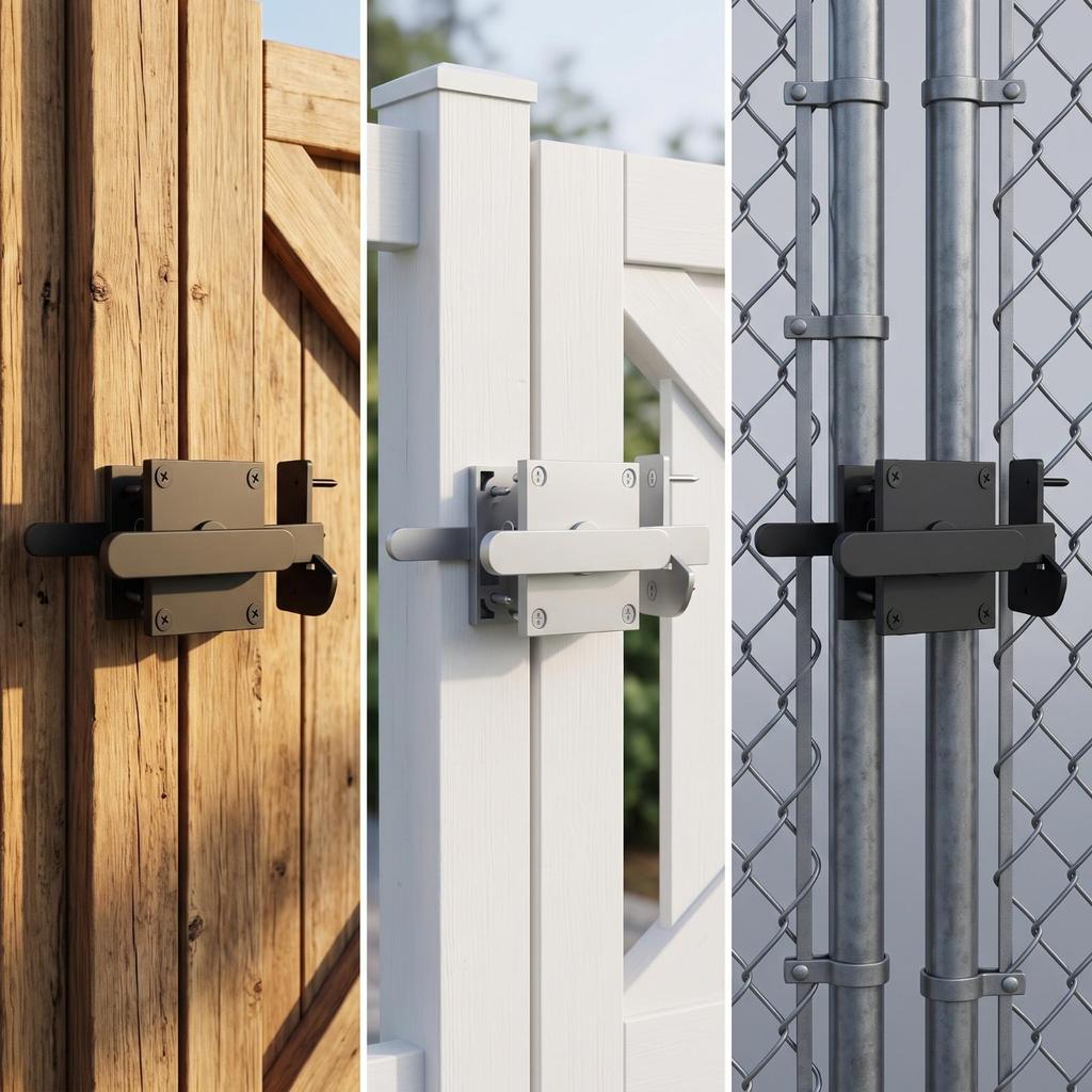 Sliding Bolt Gate Latch Multipurpose Hardware Long-Lasting for Homeowners