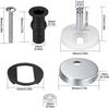 Toilet Seat Cover Plate Screw Connector Kit