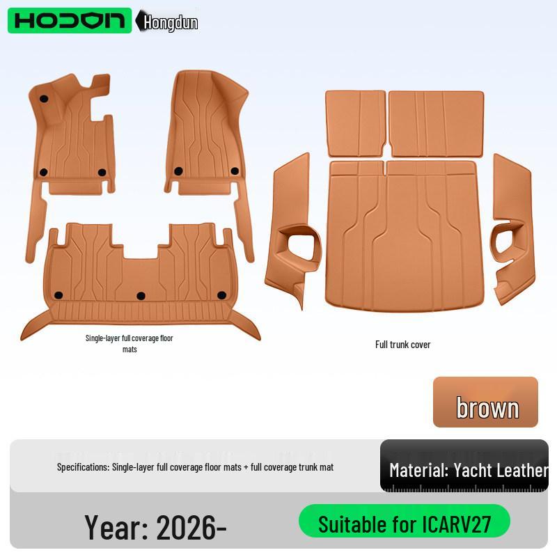 Chery ICAR V27 2026 Full Floor & Trunk Mats - Interior Upgrade