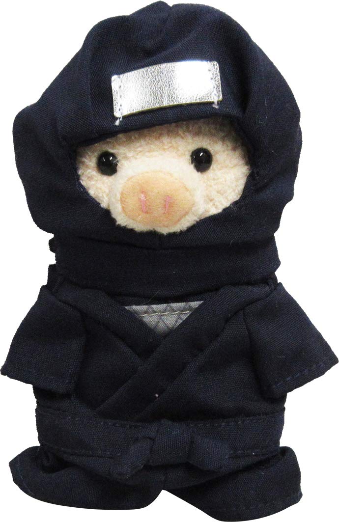 

Naitou Design Plush Costumer Ninja Plush Toy, Small, AnimalCharacter