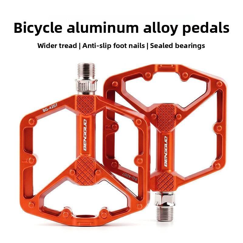Fahrradpedale Aluminiumlegierung Mountainbike Rennrad Antirutsch Schnellspanner Doppellager