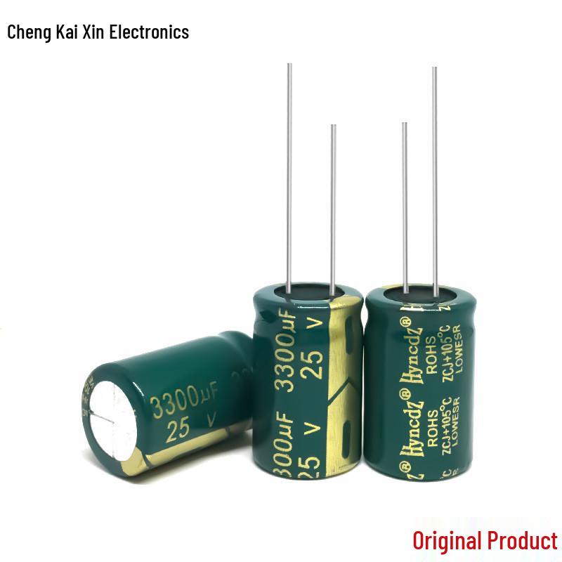 Aluminum Electrolytic Capacitor High-Frequency Series 25V 3300uF 16x25, Original, Large Quantity Available