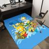1PC Homer Simpson, Water Fight Carpet Ultra Soft, Thick & Absorbent, Non Slip Machine Washable Mat for Entryway