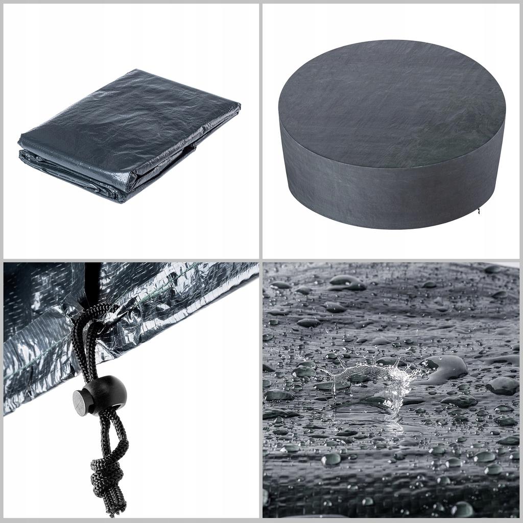 KADAX Cover For Garden Furniture Table Armchair Chair Waterproof Round 190x190