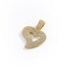 Hip Hop Alloy Full Diamond Fashion Heart Pendant Cuban Necklace Jewelry Temu Jewelry