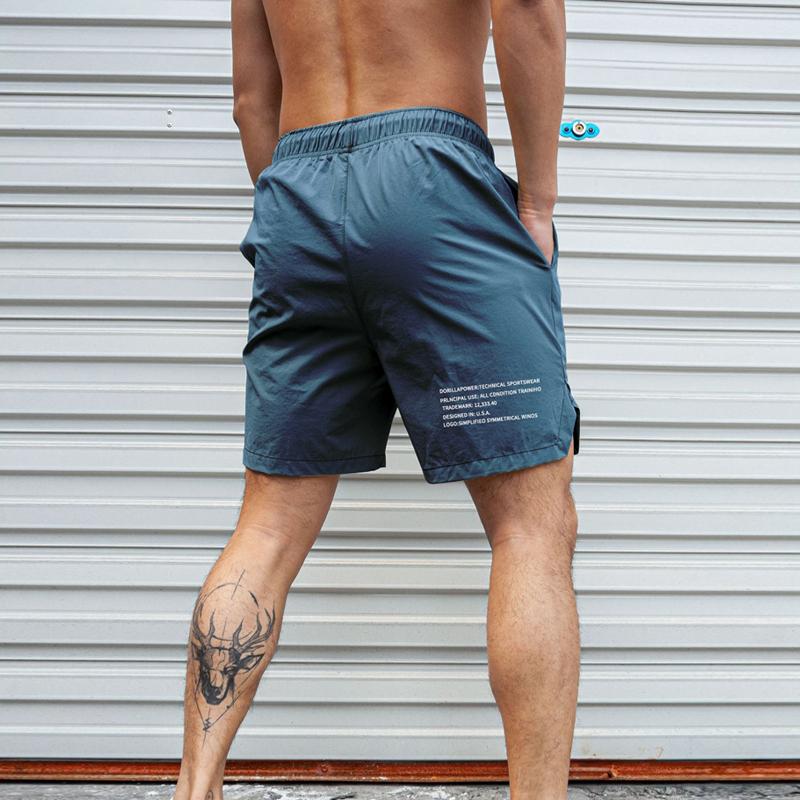 Pantaloni scurți sport casual, elastici, de vară, cu uscare rapidă