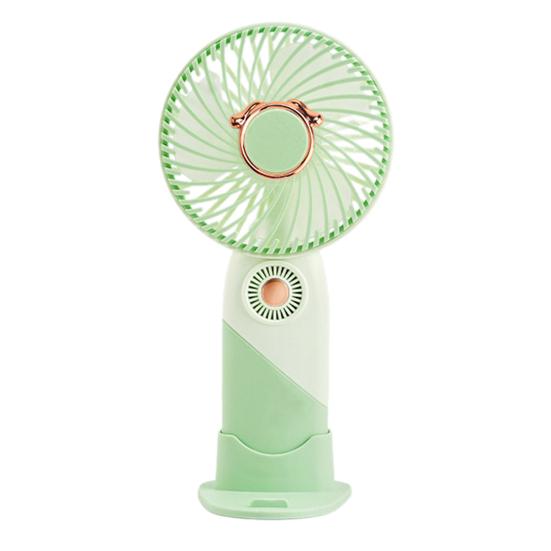 

Portable Small Fan Mini Handheld Fan Desktop Personal Fan Lightweight USB Rechargeable Fan with Long Battery Life Fast Charging Quiet Operation зелений