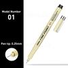 12 Nibs Pigment Liner Micron Ink Marker Pen for Manga Draw Sketching Needle Pen Hook Line Pen Sketch Stationery Set Art Supplies